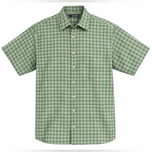 Vintage US Expedition Men's Casual Green Plaid Button Down Shirt Sz Medium